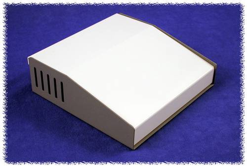 Hammond Electronics 500-0930 Pult-Gehäuse (L x B x H) 183 x 180 x 58 mm Aluminium Grau 1 St.