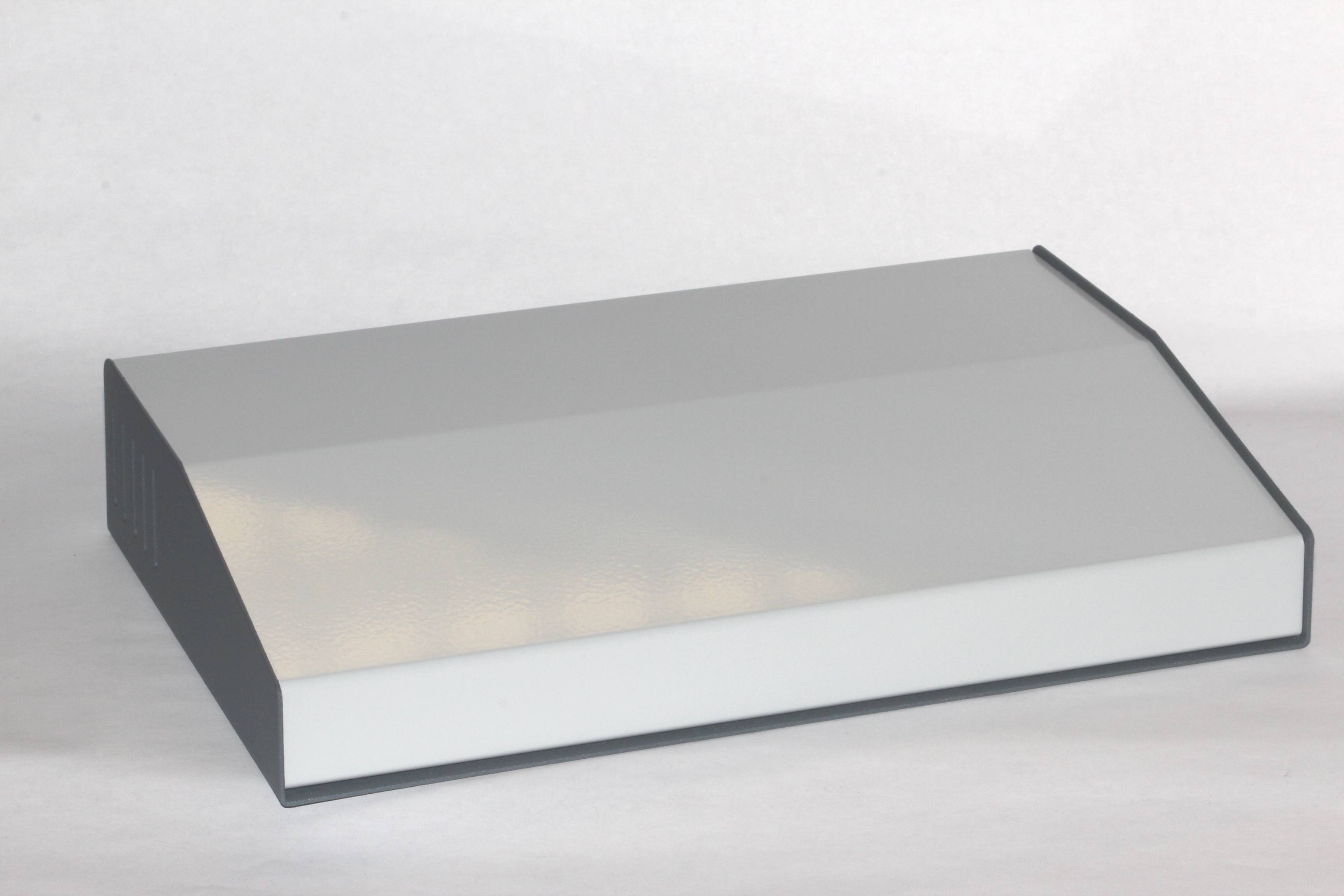 Hammond Electronics 500-0950 Pult-Gehäuse (L x B x H) 204 x 299 x 58 mm Aluminium Grau 1 St.