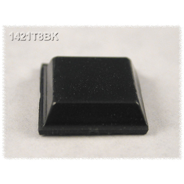 Hammond Electronics 1421T8BK Gerätefuß selbstklebend, rund Schwarz (Ø x H) 12.1 mm x 3.1 mm 24 St.