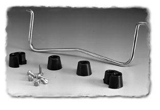 Hammond Electronics 1427D5 Haltevorrichtung Chrom (L x B x H) 120.55 x 5 x 63.47 mm 1 St.