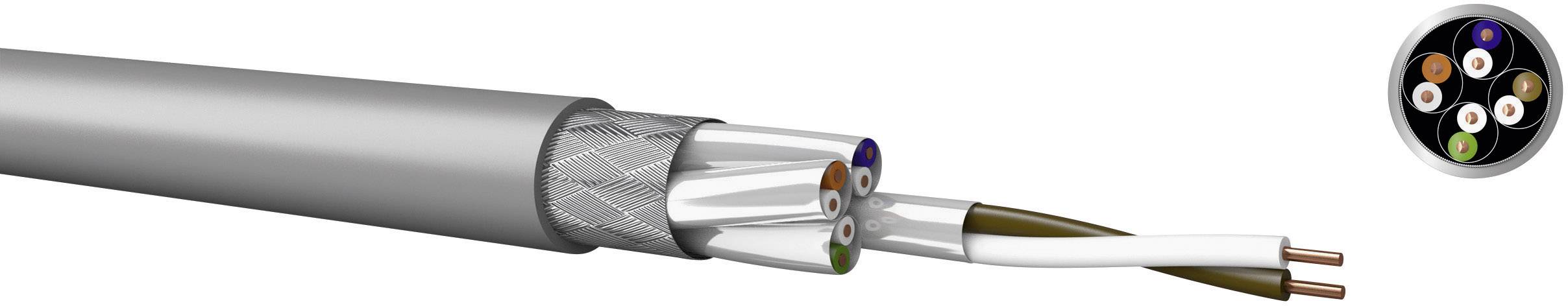 Kabeltronik 5308267H0-1 Netzwerkkabel CAT 7 S/STP 4 x 2 x 0.13 mm² Grau Meterware