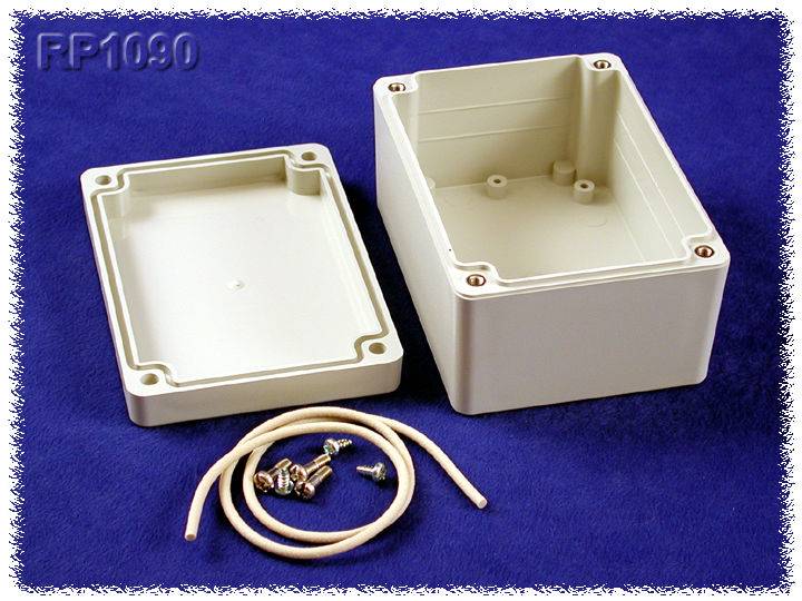Hammond Electronics RP1090 Universal-Gehäuse 105 x 75 x 55 Polycarbonat Grau 1 St.