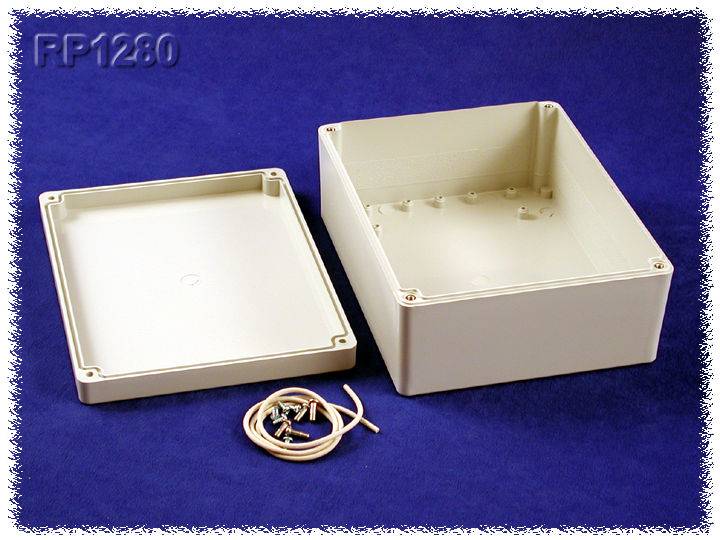Hammond Electronics RP1385C Universal-Gehäuse 186 x 146 x 110 ABS, Polycarbonat Grau 1 St.