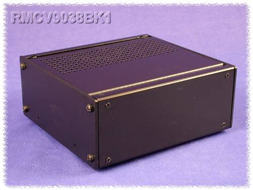 Hammond Electronics RMCV9038BK1 Universal-GehäUse 216 X 203 X 65 Aluminium Schwarz 1 St.-image