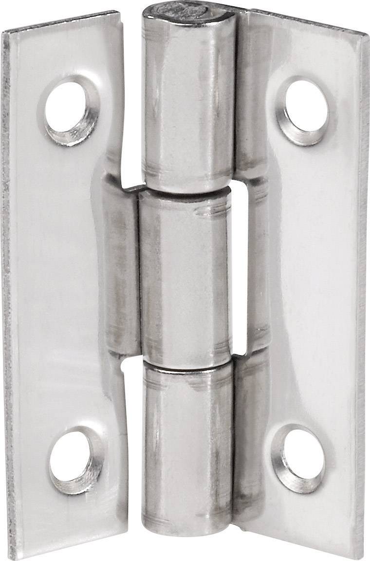 Schmale Scharniere (L x B) 30mm x 22mm Edelstahl