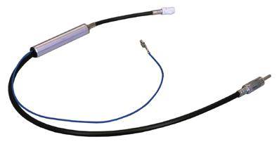AIV Auto-Antennen-Adapter ISO 150 Ohm Passend für (Auto-Marke): Opel, Seat, Skoda, Volkswagen 25 cm