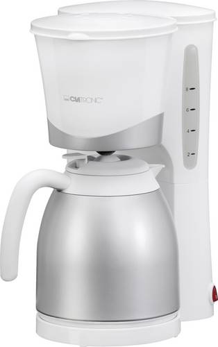 Clatronic KA 3327 Kaffeemaschine Weiß Fassungsvermögen Tassen=10 Isolierkanne