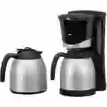 Clatronic KA 3328 Kaffeemaschine Schwarz, Silber Fassungsvermögen Tassen=10 Isolierkanne Clatronic KA 3328 Kaffeemaschine Schwarz, Silber Fassungsvermögen Tassen=10 Isolierkanne