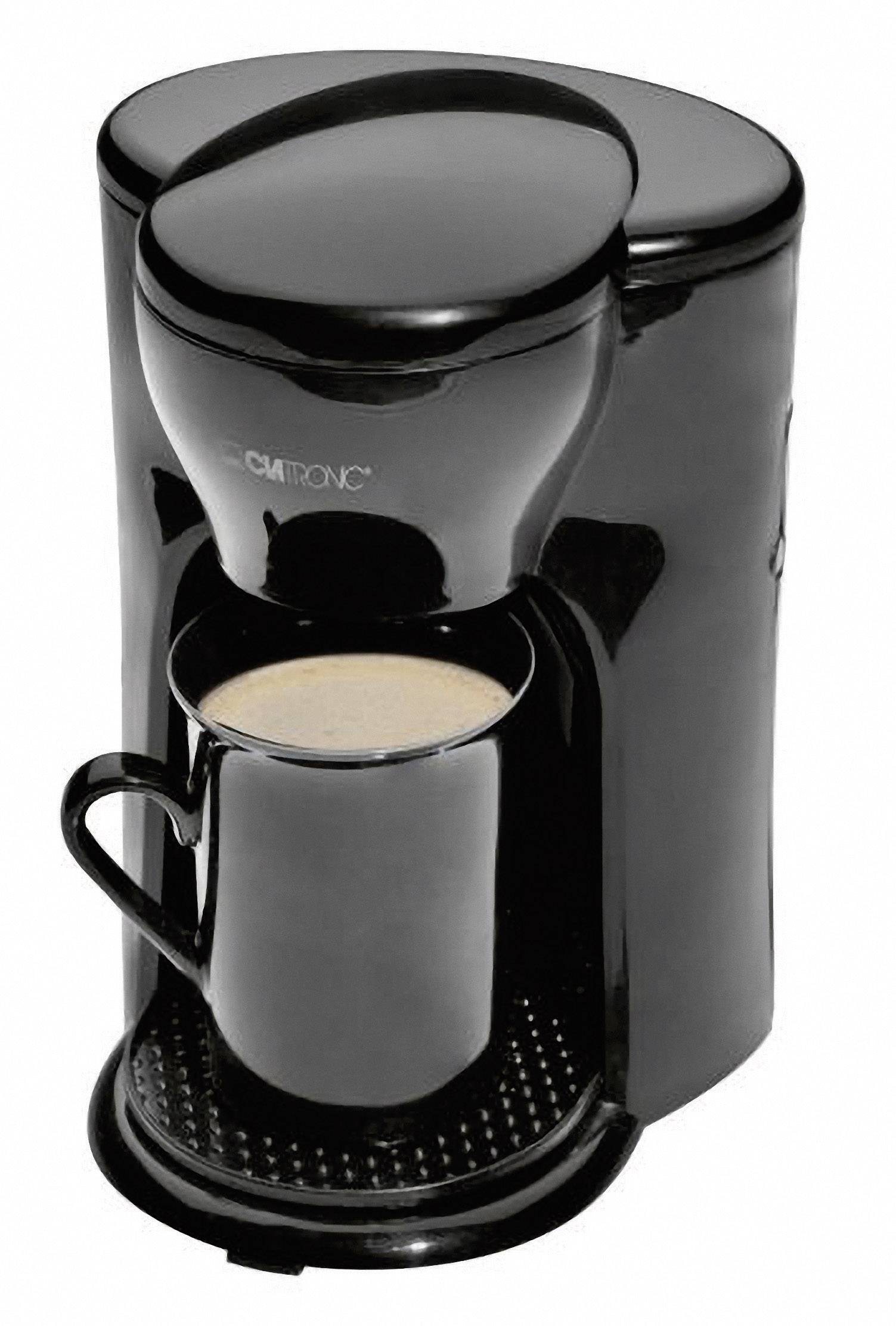 Clatronic KA 3356 Kaffeemaschine Schwarz Fassungsvermögen Tassen=1