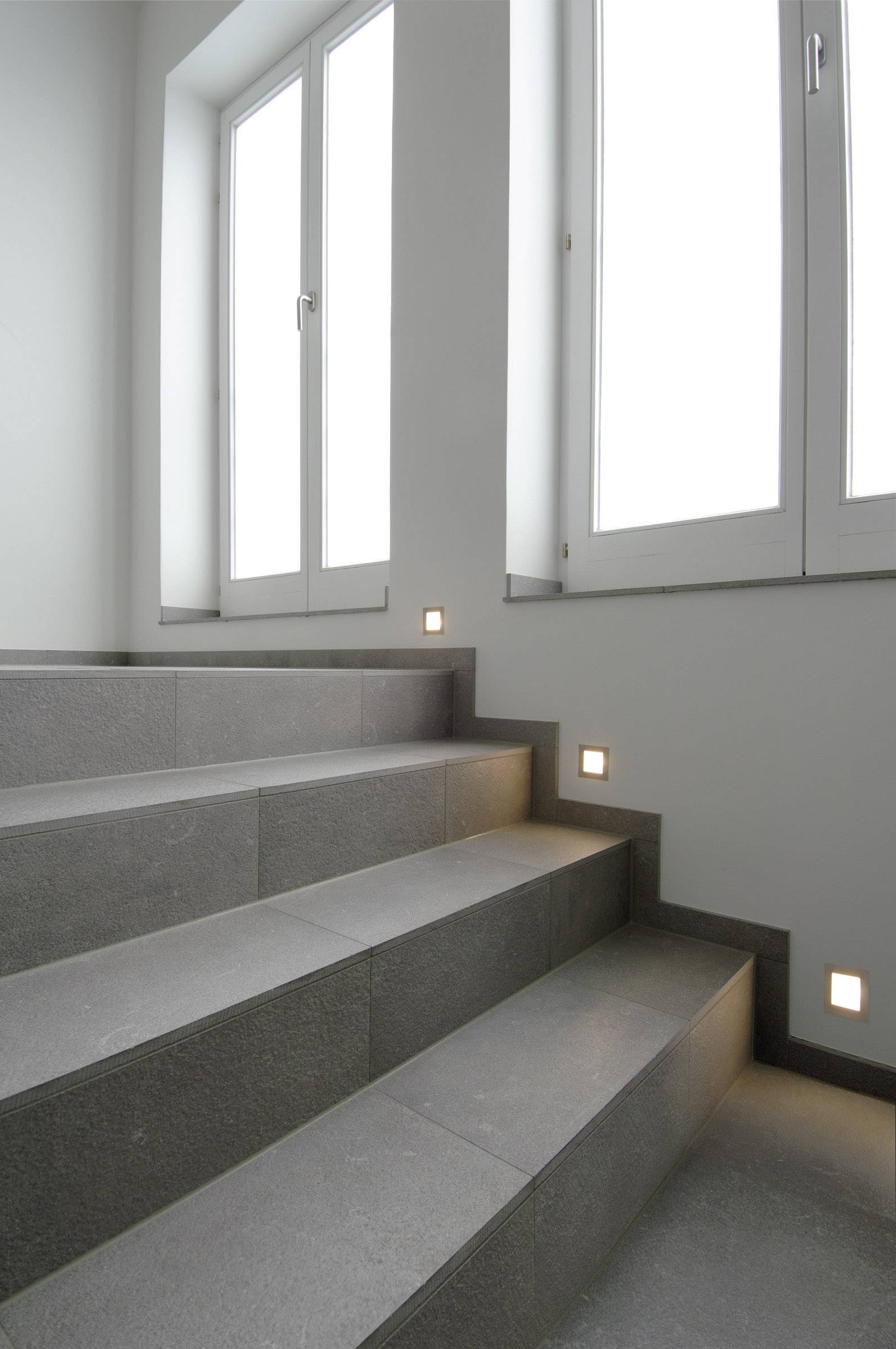 SLV 112732 Flat Frame Basic Einbauleuchte Halogen G4 20 W Silber-Grau