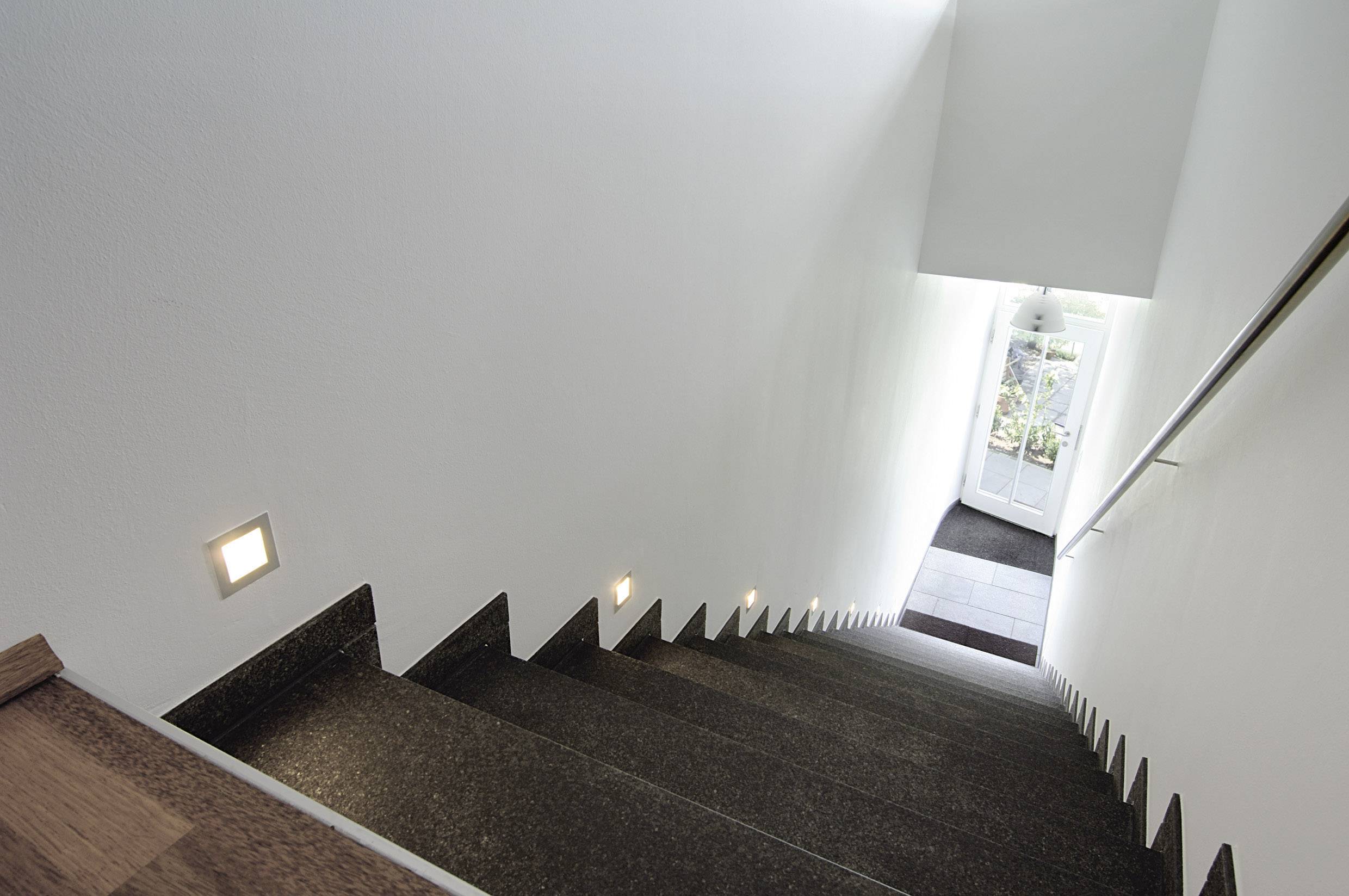 SLV 112732 Flat Frame Basic Einbauleuchte Halogen G4 20 W Silber-Grau