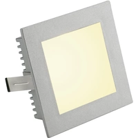 SLV 112732 Flat Frame Basic Einbauleuchte Halogen G4 20W Silber-Grau SLV 112732 Flat Frame Basic Einbauleuchte Halogen G4 20W Silber-Grau