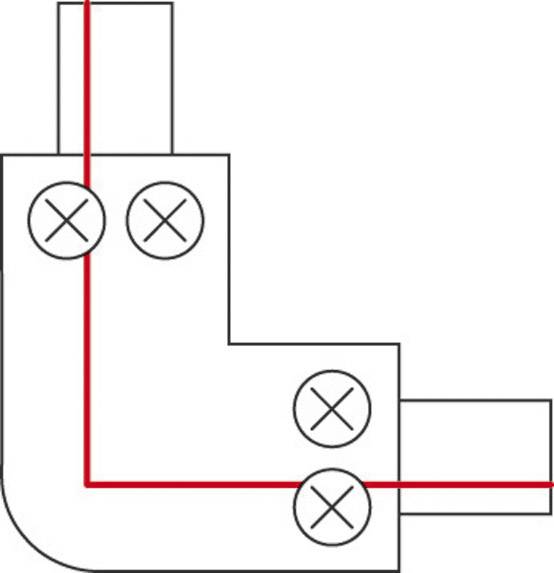 SLV 143052 Hochvolt-Schienensystem-Komponente Eckverbinder 1phasig Silber