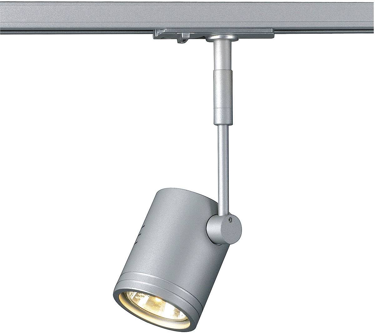 SLV Bima I 143442 Hochvolt-Schienensystem-Leuchte 1phasig GU10 50W Halogen Silber