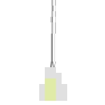 SLV Tonga IV 143594 Hochvolt-Schienensystem-Leuchte 1phasig E14 60W Energiesparlampe, LED Silber, Weiß