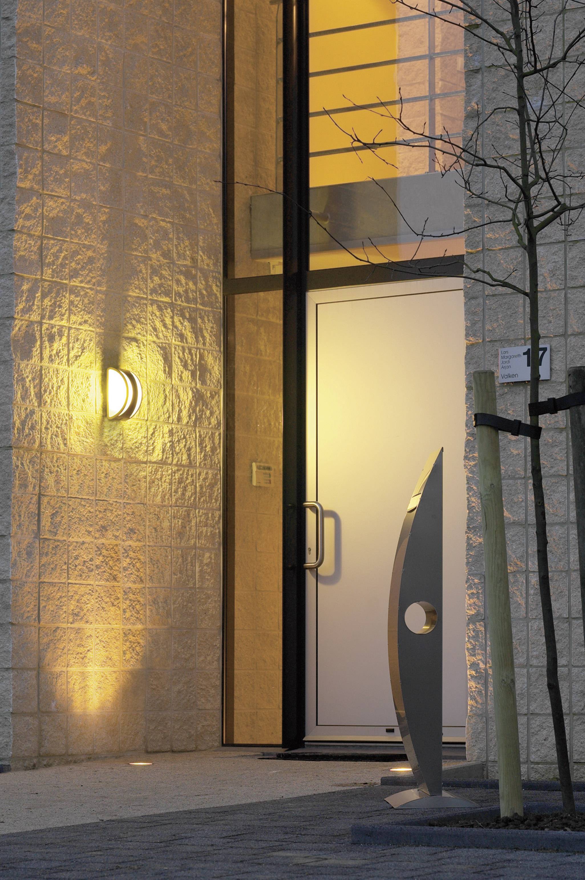 SLV Meridian II 230445 Außenwandleuchte Energiesparlampe, LED E27 20W Anthrazit