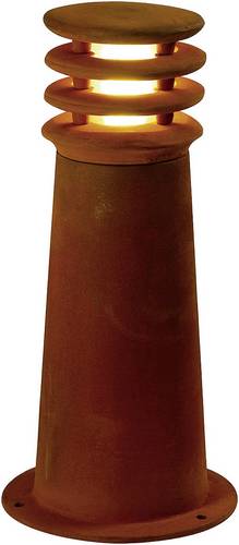 SLV 229020 Rusty Round 40 Außenstandleuchte Energiesparlampe E27 11W Eisen (gerostet)