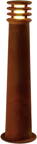 SLV 229021 Rusty Round 70 Außenstandleuchte Energiesparlampe E27 11W Eisen (gerostet)