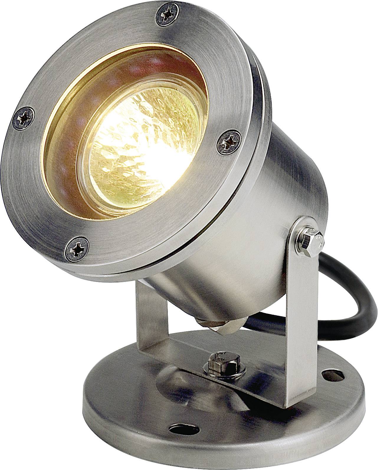 SLV 229090 Nautilus LED-Gartenstrahler Halogen G5.3 35W Edelstahl