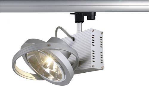 SLV TEC 1 Hochvolt-Schienensystem-Leuchte 3phasig G53 50W Halogen Silber-Grau