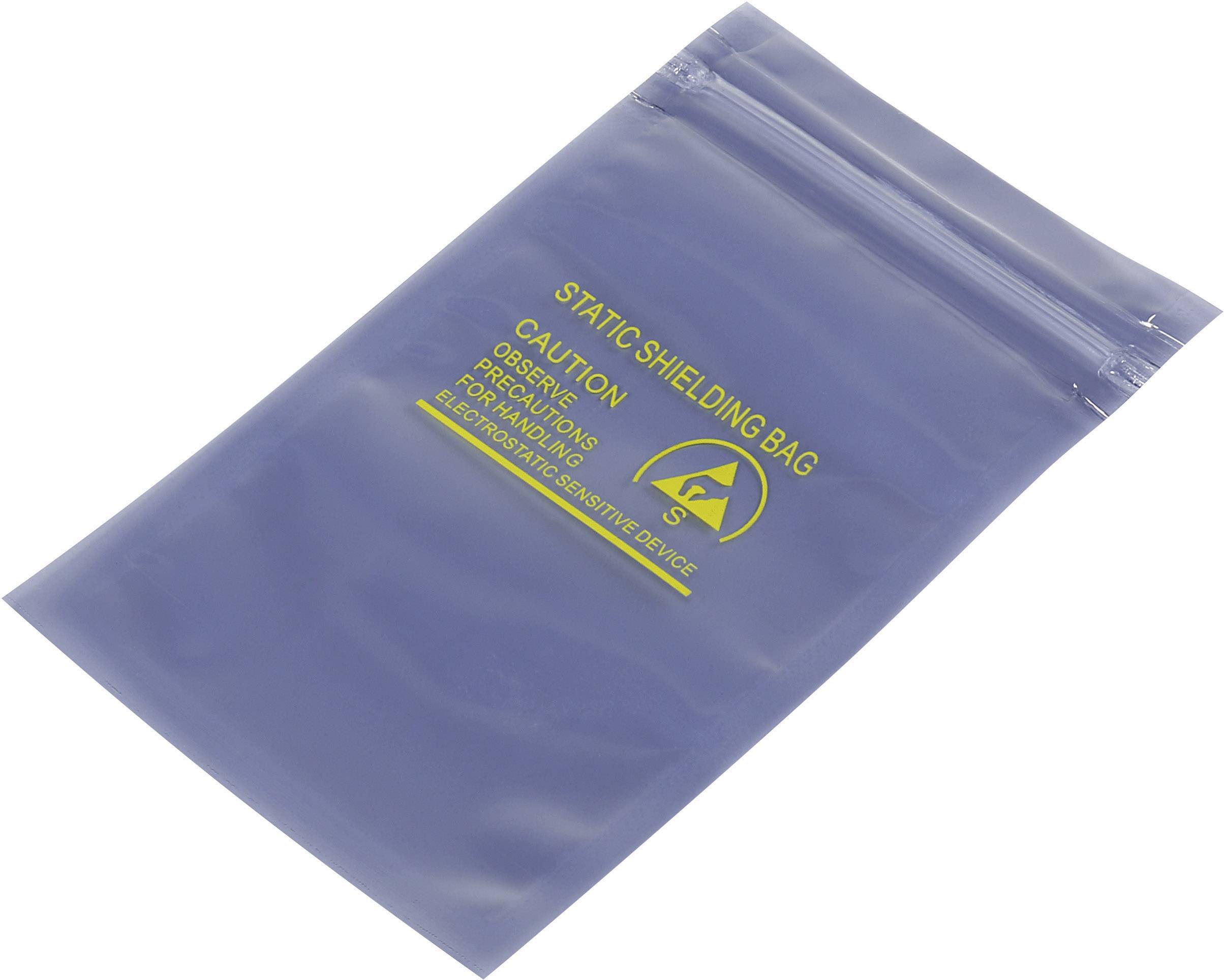TRU COMPONENTS ESD-Beutel (L x B) 127 mm x 76 mm abschirmend ESD-Kennbuchstabe S wiederverschließbar 1 St.