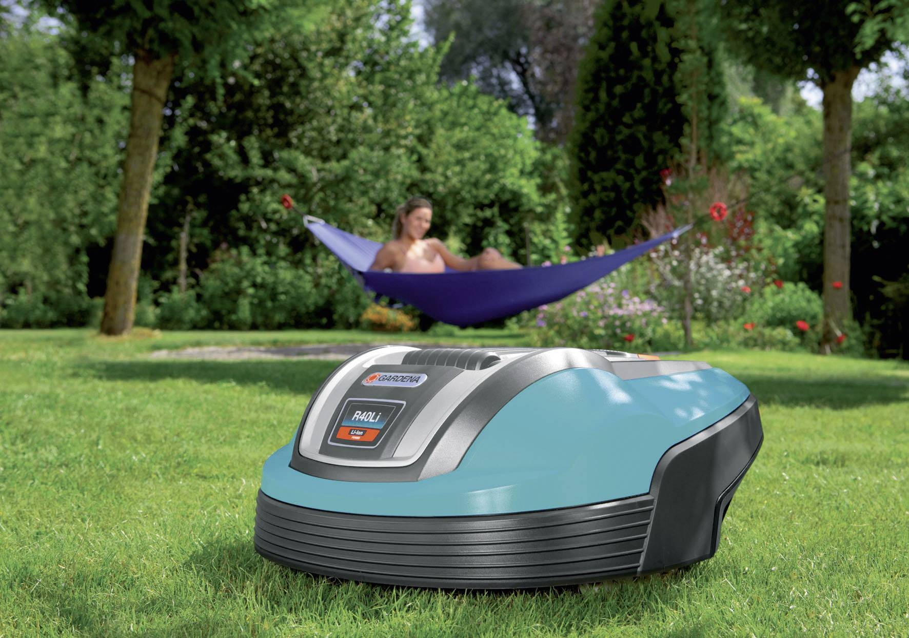 GARDENA R40Li Mähroboter Geeignet für Fläche max. 400 m²