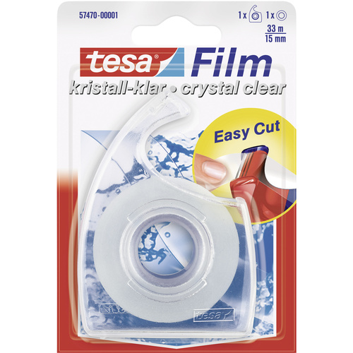 TESA 57470-00001-02 tesafilm kristall-klar Transparent (L x B) 33m x 15mm 1St.