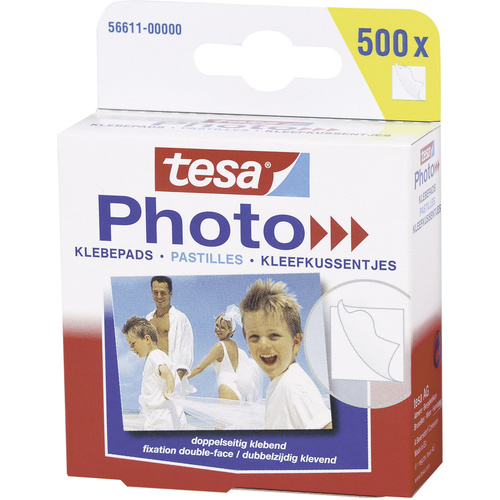 TESA Photo® Klebepads (B x H) 12mm x 13mm Weiß Inhalt: 500St.