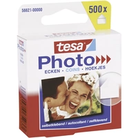 TESA Photo® Ecken Klebepads (B x H) 17mm x 19mm Transparent Inhalt: 500St. TESA Photo® Ecken Klebepads (B x H) 17mm x 19mm Transparent Inhalt: 500St.