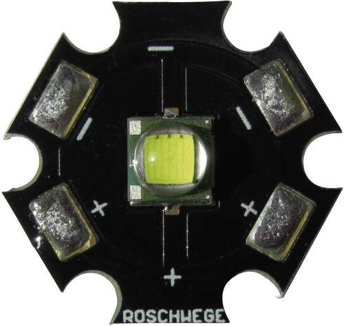 Roschwege HighPower-LED Warmweiß 10W 220lm 3.1V 1500mA Star-W2700-10-00-00