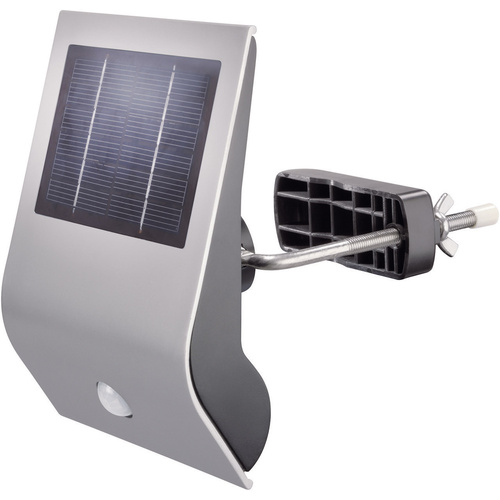 Esotec Flexi Light 102420 Solar-Außenwandleuchte mit Bewegungsmelder Silber