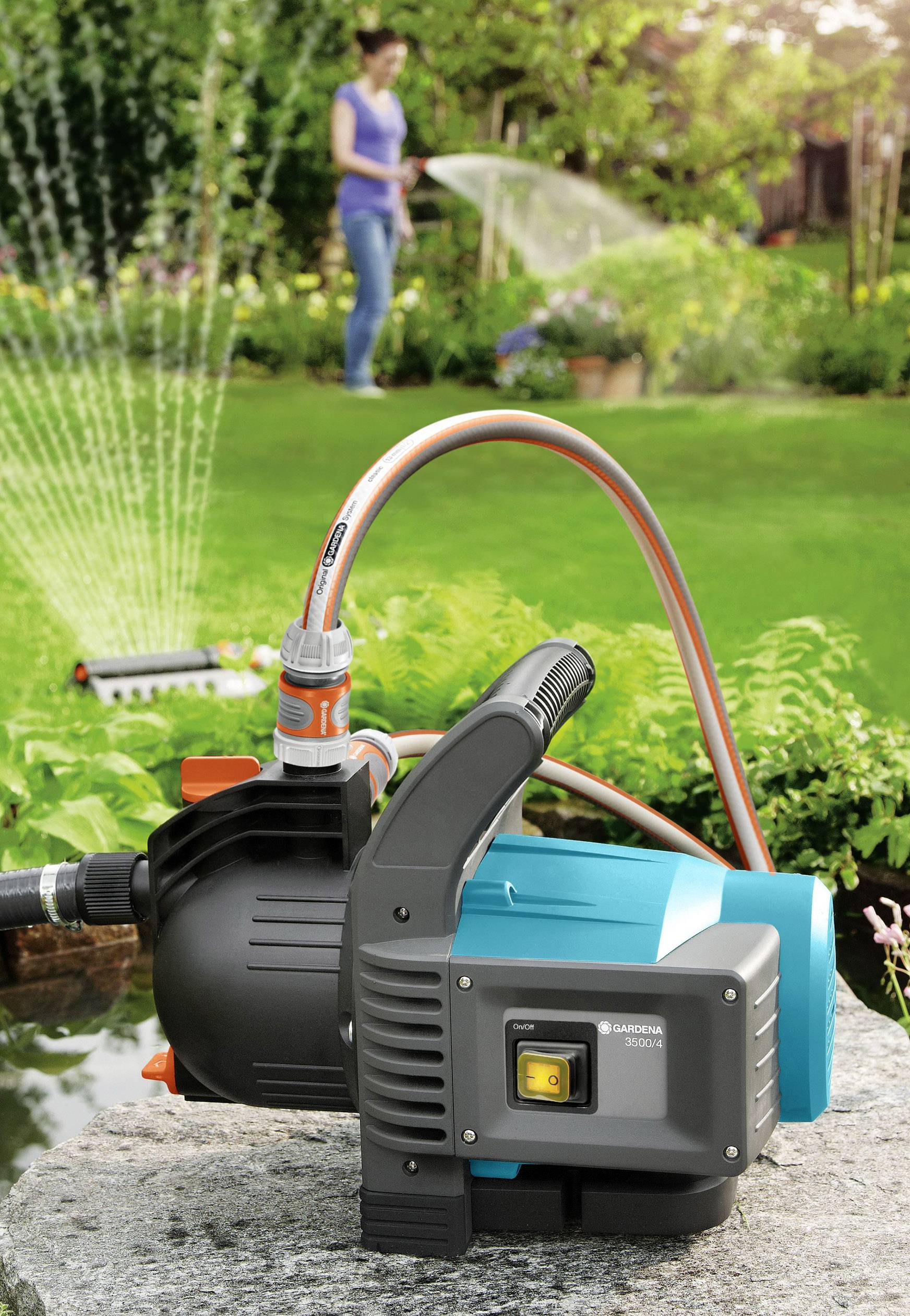 Gardena 3500/4 Gartenpumpe Set 3600 l/h 41m