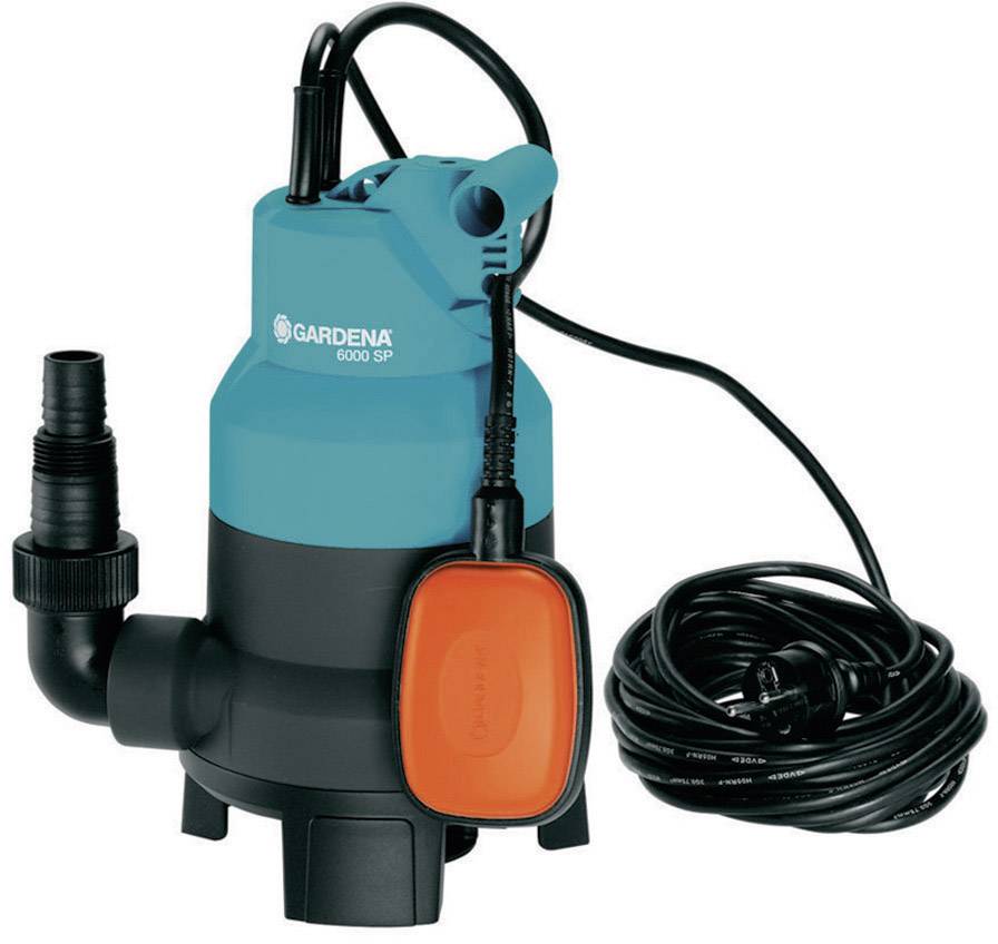 GARDENA Classic 6000 1790-20 Schmutzwasser-Tauchpumpe 6000 l/h 5 m