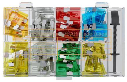 FixPoint 1025-2 20342 Standard Flachsicherung 5 A, 7.5 A, 10 A, 15 A, 20 A, 25 A, 30A Blau, Rot, Weiß, Gelb, Grün, Hellbraun