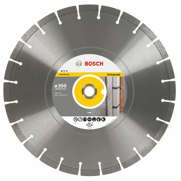 Bosch Accessories Diamanttrennscheibe Standard for Universal 300 x 20/25,40 x 3,1 x 10mm 2608602548 Durchmesser 300mm 1St.