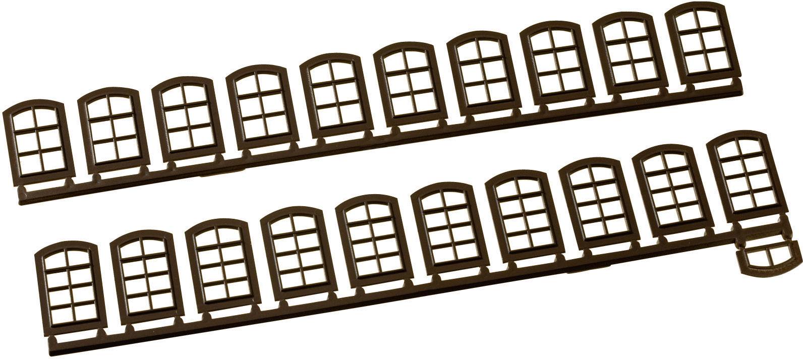 Auhagen 80204 H0 Fenster Braun Kunststoffbausatz