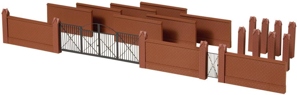 Auhagen 41622 H0 Einfriedung mit Toren Bausatz