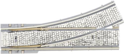 87583 H0 Tillig Straßenbahngleis Luna Weiche, links 25° 250mm