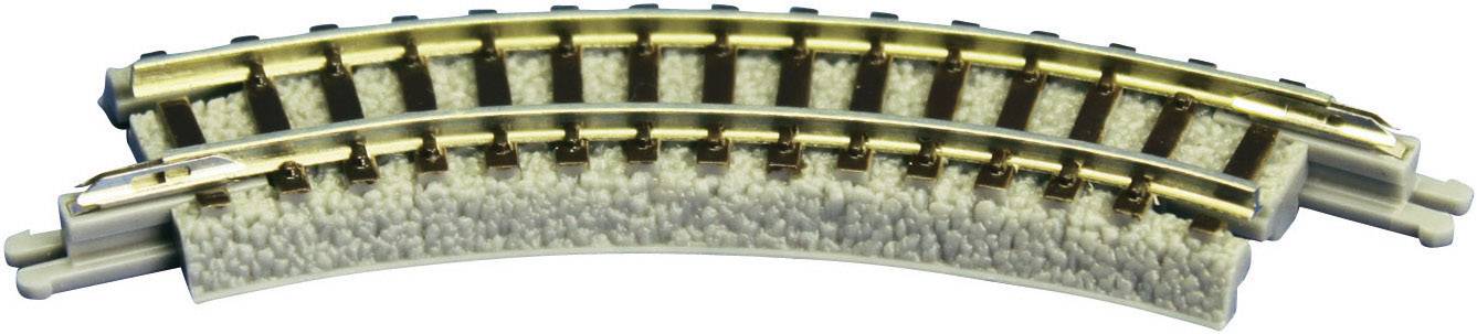 Rokuhan 7297018 Z Gleis (mit Bettung) Gebogenes Gleis 45° 70mm 4St.