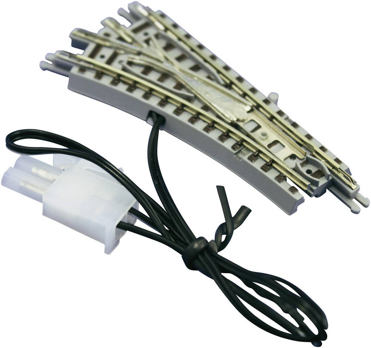 Rokuhan 7297022 Z Gleis (mit Bettung) Weiche, elektrisch, links 55mm 26° 127mm 1St.