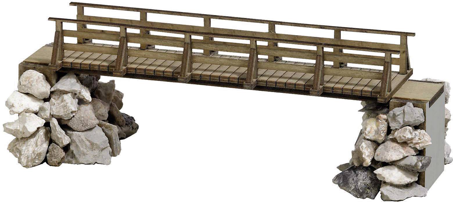 Busch 1497 H0 Fußgängerbrücke (L x B x H) 113 x 27 x 45 mm