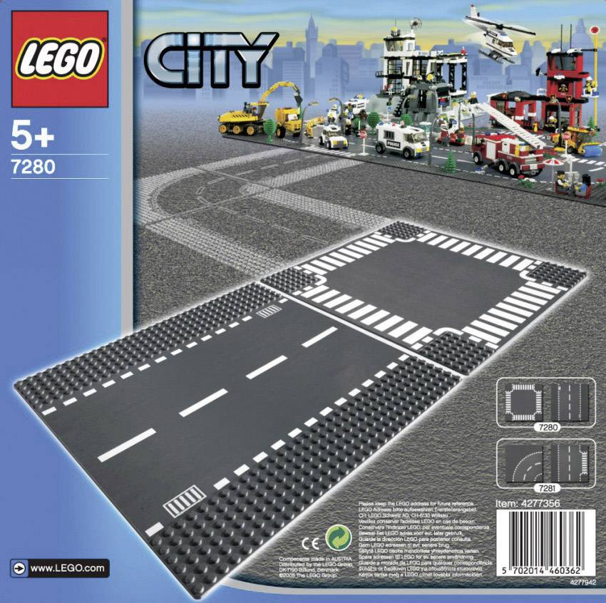 7280 LEGO® CITY Gerade Straße/ Kreuzung