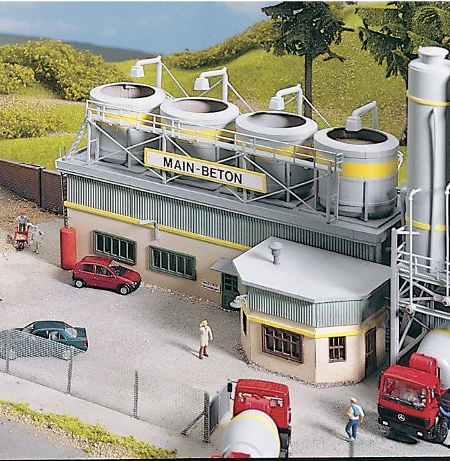 Piko H0 61130 H0 Zementwerk Main-Beton, Mischanlage
