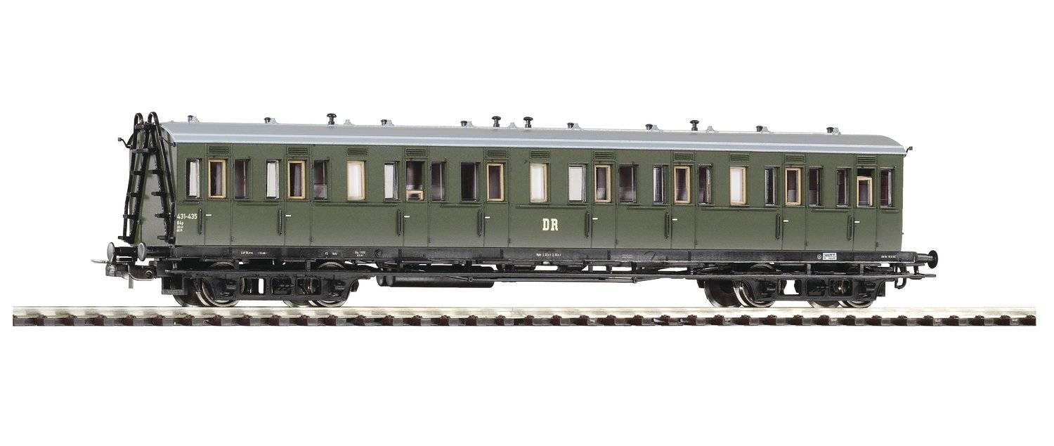 Piko H0 53213 H0 Abteilwagen 2. Klasse B4p der DR Epoche III ohne Bremserhaus