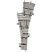 83230 TT Tillig Gleis (ohne Bettung) Dreiwegweiche 166mm 15° 353mm 83230 TT Tillig Gleis (ohne Bettung) Dreiwegweiche 166mm 15° 353mm