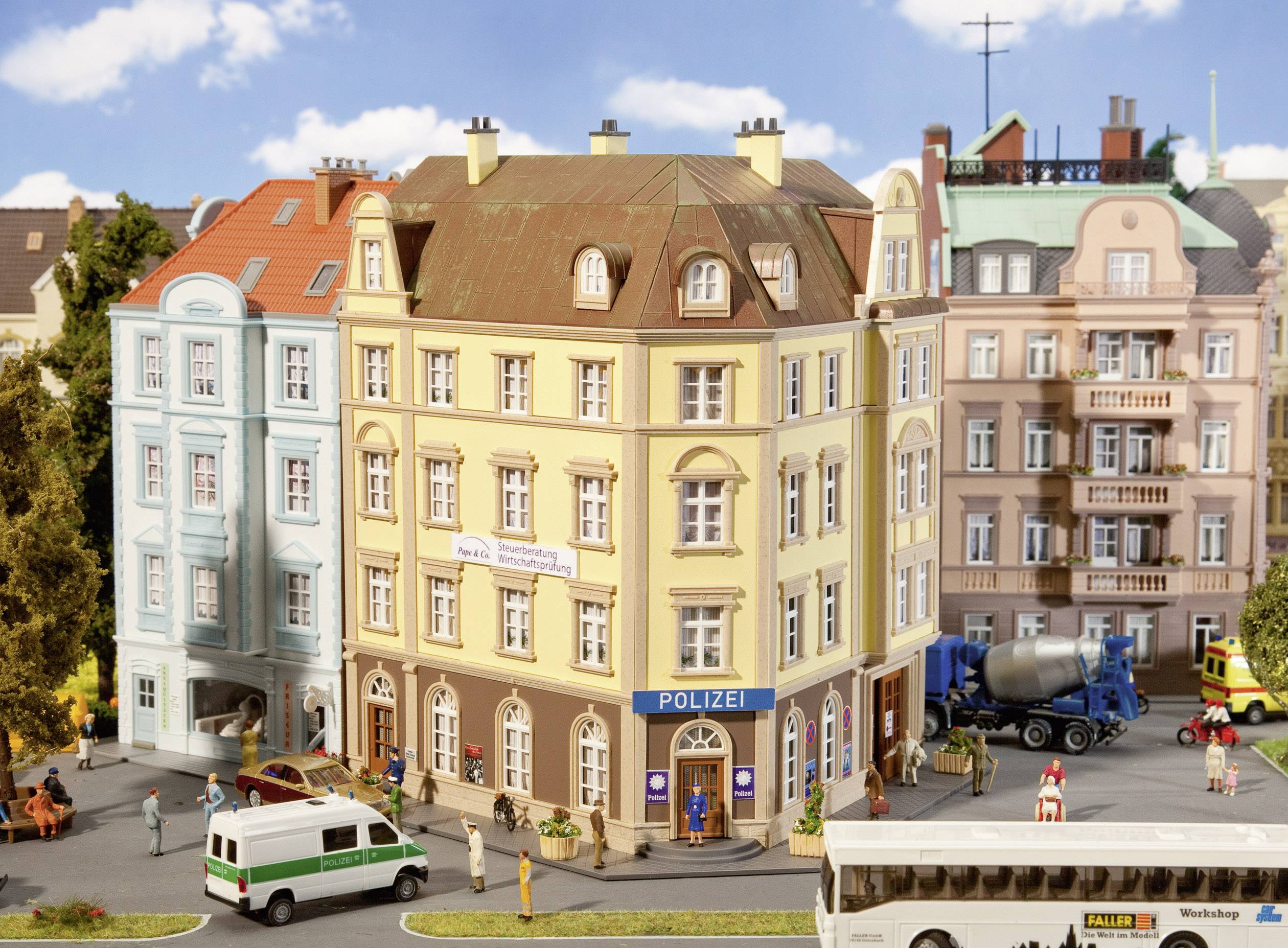 Faller 130910 H0 Polizeirevier Goethestrasse