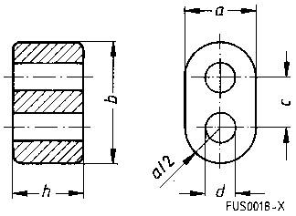 TDK B62152A1X1 B62152A1X1 Ferrit-Ringkern Doppelloch Kabel-Ø (max.) 3.4mm (L x B x H) 14.5 x 8.5 x 14.5mm