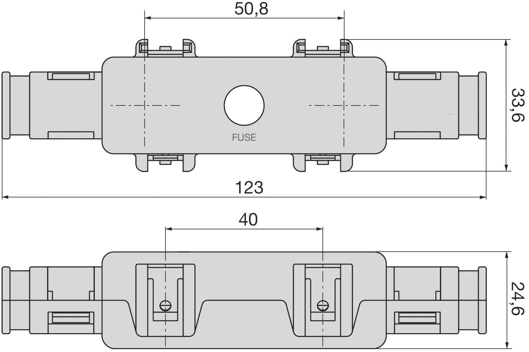 ESKA 01.00380 01.00380 Sicherungshalter Passend für (Sicherungen) Hochleistungssicherung 250A 32 V/DC 1St.