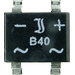 TRU Components TC-B250S-SLIM Brückengleichrichter SO-4-SLIM 600 V 1 A Einphasig