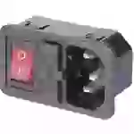 501638 Kaltgeräte-Steckverbinder Stecker, Einbau vertikal Gesamtpolzahl: 2 + PE 10A Schwarz 1St. 501638 Kaltgeräte-Steckverbinder Stecker, Einbau vertikal Gesamtpolzahl: 2 + PE 10A Schwarz 1St.